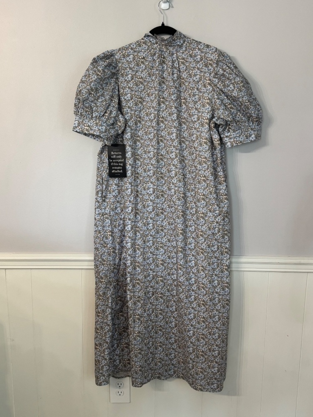 Hyacinth House Women's Short Sleeve Ruffle V-Neck Floral Midi Dress Sz XL NWOT - Picture 10 of 10